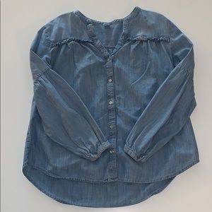 Babydoll jean shirt